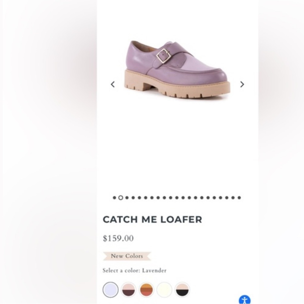 Seychelles Catch Me Leather Loafer lavender